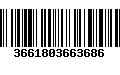 Código de Barras 3661803663686