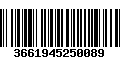 Código de Barras 3661945250089