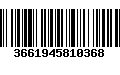 Código de Barras 3661945810368