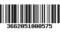 Código de Barras 3662051000575