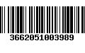 Código de Barras 3662051003989