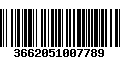 Código de Barras 3662051007789