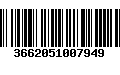 Código de Barras 3662051007949