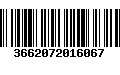 Código de Barras 3662072016067