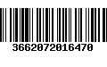 Código de Barras 3662072016470