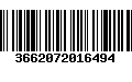 Código de Barras 3662072016494