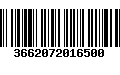 Código de Barras 3662072016500