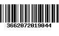 Código de Barras 3662072019044