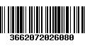 Código de Barras 3662072026080