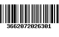 Código de Barras 3662072026301