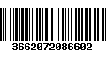 Código de Barras 3662072086602