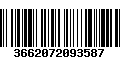 Código de Barras 3662072093587