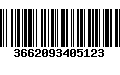 Código de Barras 3662093405123