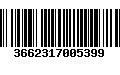 Código de Barras 3662317005399