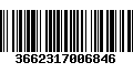 Código de Barras 3662317006846