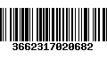 Código de Barras 3662317020682