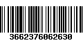 Código de Barras 3662376062630