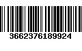 Código de Barras 3662376189924