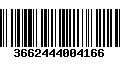 Código de Barras 3662444004166