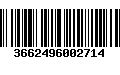 Código de Barras 3662496002714