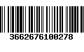 Código de Barras 3662676100278