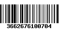 Código de Barras 3662676100704