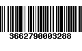 Código de Barras 3662790003288