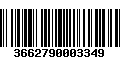 Código de Barras 3662790003349