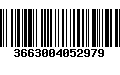 Código de Barras 3663004052979