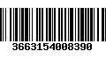 Código de Barras 3663154008390