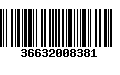 Código de Barras 36632008381