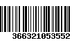 Código de Barras 366321053552