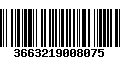 Código de Barras 3663219008075