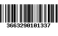 Código de Barras 3663290101337