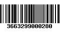 Código de Barras 3663299000280