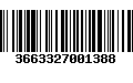 Código de Barras 3663327001388