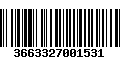 Código de Barras 3663327001531