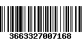 Código de Barras 3663327007168