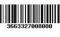 Código de Barras 3663327008080