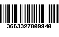 Código de Barras 3663327009940