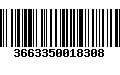 Código de Barras 3663350018308