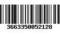 Código de Barras 3663350052128