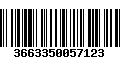 Código de Barras 3663350057123