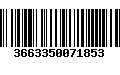 Código de Barras 3663350071853