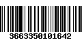 Código de Barras 3663350101642