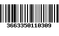 Código de Barras 3663350110309