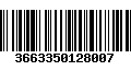 Código de Barras 3663350128007