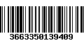 Código de Barras 3663350139409