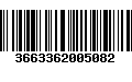 Código de Barras 3663362005082