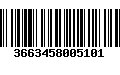 Código de Barras 3663458005101